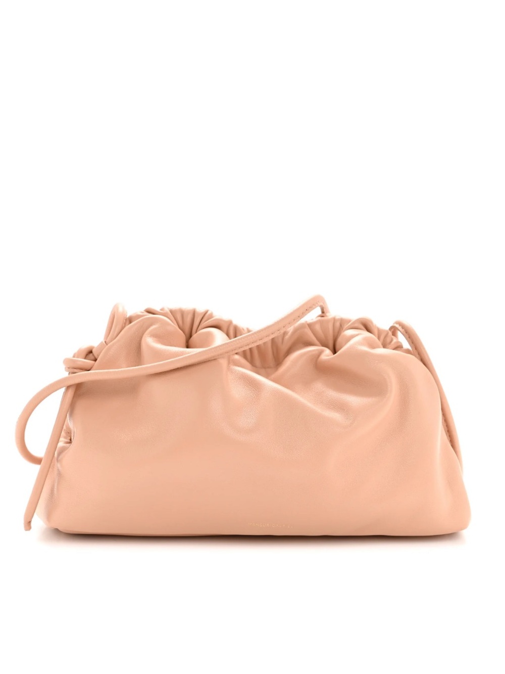 Mansur Gavriel Mini Cloud Clutch in Trucco - Lambskin Leather Clutch
